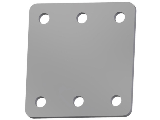 Chassifeste galvanisert 140x150x8 cc50