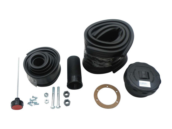 Kit for E for olje/hydrauliktank - Oppheng inkl. gummi og deksel