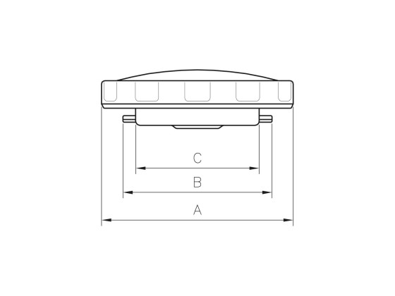 Tanklokk plast f/aggregattank