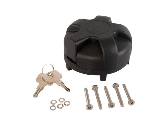 Tanklokk med lås - For tanker leveret etter September 2009 - Lokket fastmonteres på flangen
