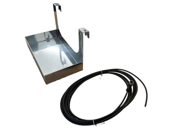 Hydraulikktank stål 200L.250x913x1200 m/runde hjørner - Inkl filter og kuleventil