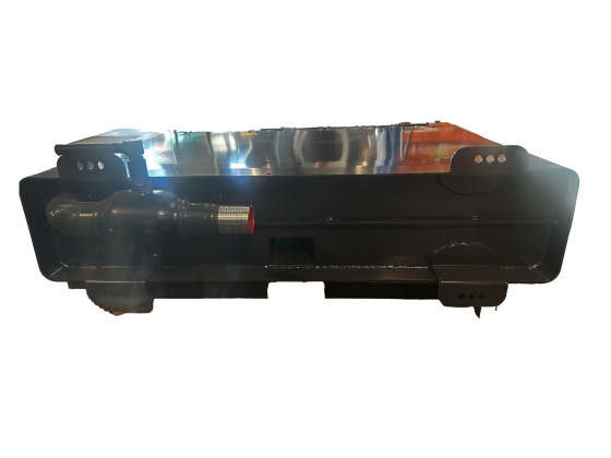 Hydraulikktank stål 200L.250x913x1200 m/runde hjørner - Inkl filter og kuleventil