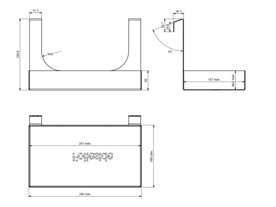 Dryppbakke for Hydrauliktank 579018