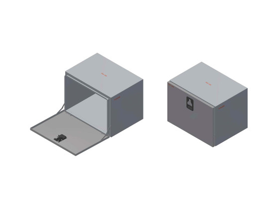 BevoBox Mix Bunnhengslet alu/RF L800xH600xD600