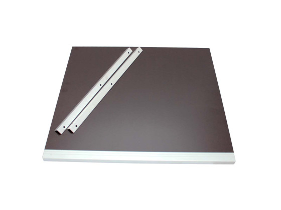 Finerhylle / skillevegg 600x600mm - inkl. alu-forkant og mont. vinkler