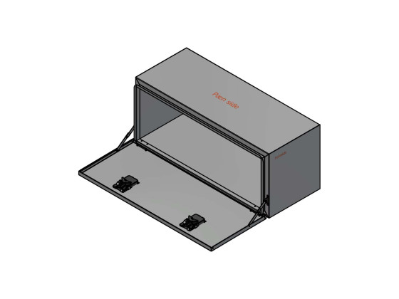 BevoBox RF verktøykasse bunnhengslet L1200xH500xD500