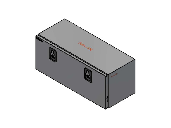 BevoBox RF verktøykasse bunnhengslet L1200xH500xD500