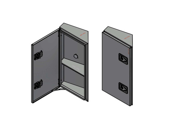 BevoBox Matt RF t/bak førerhus H-side LHD:560/400x1000x300/120