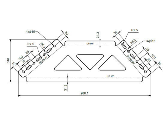 Upphäng f/verktygslåda, H+V, stål
