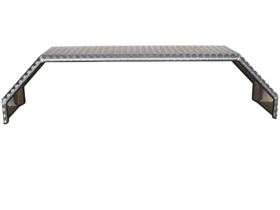 Aluminiumskjerm, boggi eloksert alu 670x2750mm  - 4355