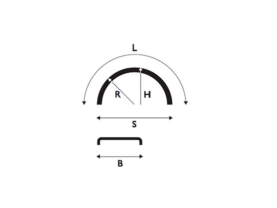 Parlok helskjerm 595x1700 R550 WL - 101222