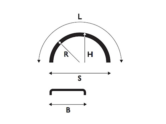 Parlok helskjerm 430x1900 R650 WL - 101479