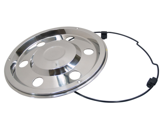 Bakkapsel 17,5 rustfri m/ring - 45858