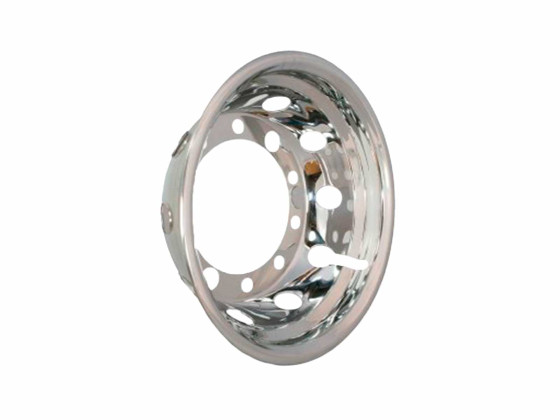 Hjulkapsel for 22,5x11,75 rustfri, 10 huls Super Single, Innpress 0. - 73225S-6