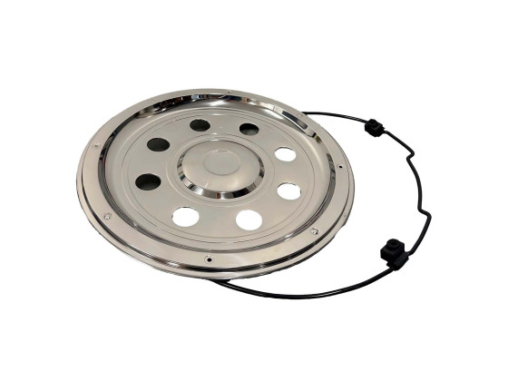 Bakkapsel 19,5" rustfri standard