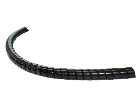 Slangebeskytter spiral 20x25mm 20m svart