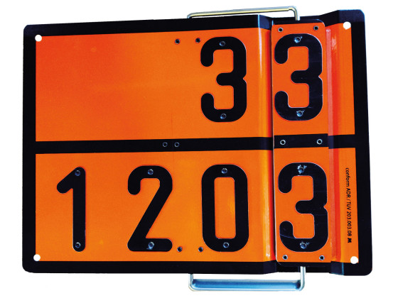 ADR skilt kombi 30/1202+33/1203