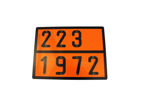 ADR skilt - 223/1972 - 400x300mm
