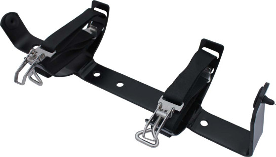 Holder for 6kg  pulverslukker - Sortlakkert, RAL9005