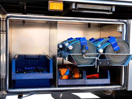 Båndholderskuff m/14 rum Alu Zink