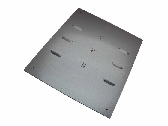 FLEX Gavelplate 496x438mm - Galvaniseret - 2 plater.