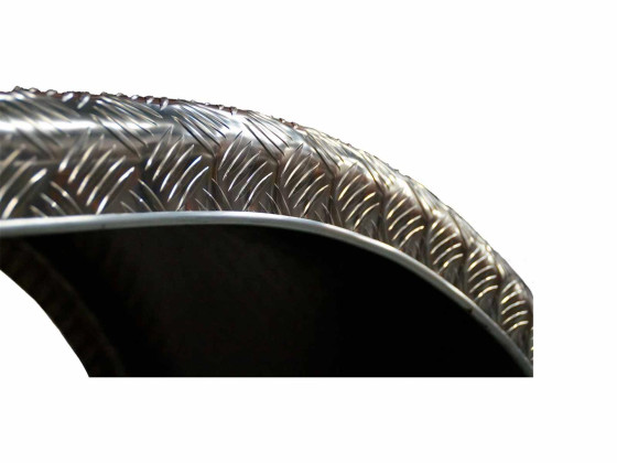 Aluminiumsskjerm buet, boogie 650x2700 - 155700