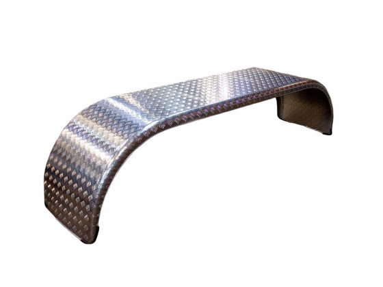 Aluminiumsskjerm buet, boogie 650x2700 - 155700