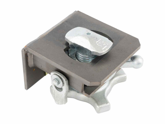 Containerlås komplett m/hus, 52mm bolt, nedsenkbar - Schneider 905.237.000