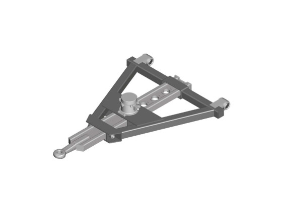 Trækstang L=2400mm, VBG 57 komplett - 735402
