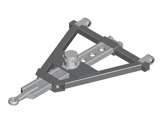 Dragstang  L=2400 VBG 57 B1 GZLV - JOST 57002495409