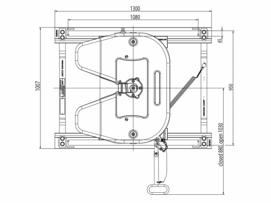 Svingskive 2" luft MB Actros 205mm - JSK PO E0 47 20 FC