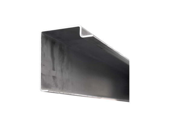 Kantprofil 4mm/28mm, 7mtr - 4 mm/28 mm. 7 m. Rå.  - H=155 mm - .