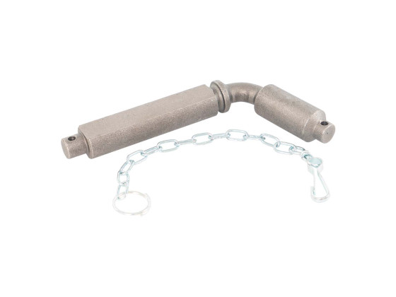 Låsebolt m/kjede f/ Ø100mm type 1 (rett) - 030933.00