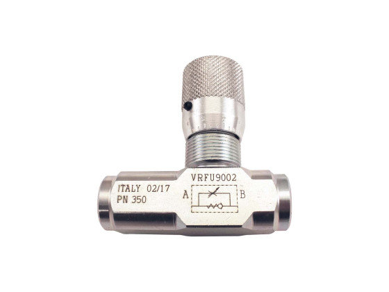 Strup/tilbakeslag ventil rørmont. 1/4" 350 Bar VRFU90 010 - VSG521.100000