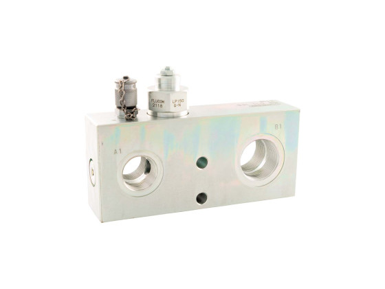 Sikkerhetsventil i blokk m/retur port P-1/T-1¼" 400 bar - KE6505.V001