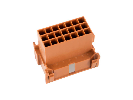 21 Pin Hun kontakt Volvo - 3987483/967630 - + - 20375165/967635