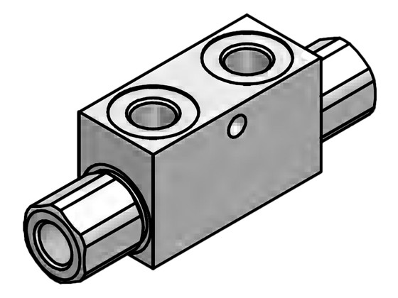 Pilotstyrt tilbakeslagsventil dobbel 3/4’’ 300bar VRDE-F 040 FF - VSG312.F40404