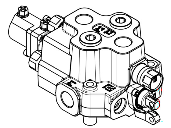 NH Hydraulikk sentral RM 271 250/1P - 1601-020700 erstatter 905490