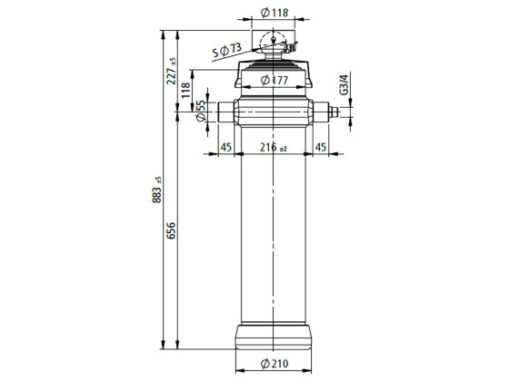 Penta tippsylinder  - 2107501545009