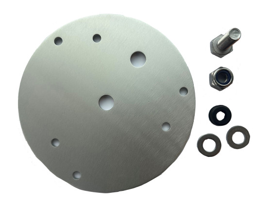 Monteringsplate til rotorblink, alu. - til KELSA lyktebøyler