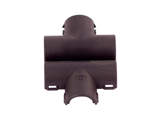 T-stykke for flexirør NW17/17/17 sort - .