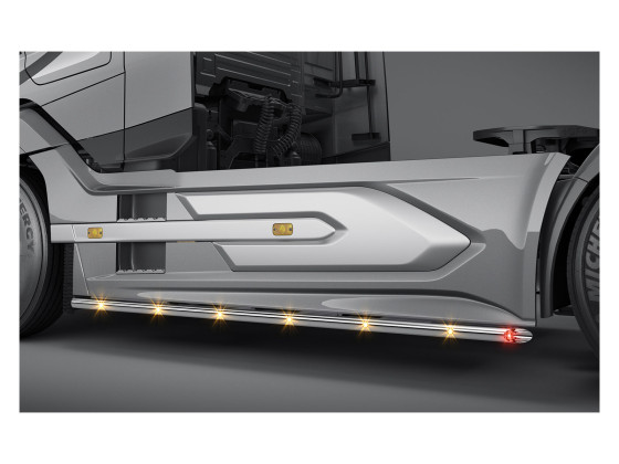 LightFix SIDE-LINER-DAF XG+/XG-WB 4000, Rustfritt-Polert - 28742-4-P + LR13AR