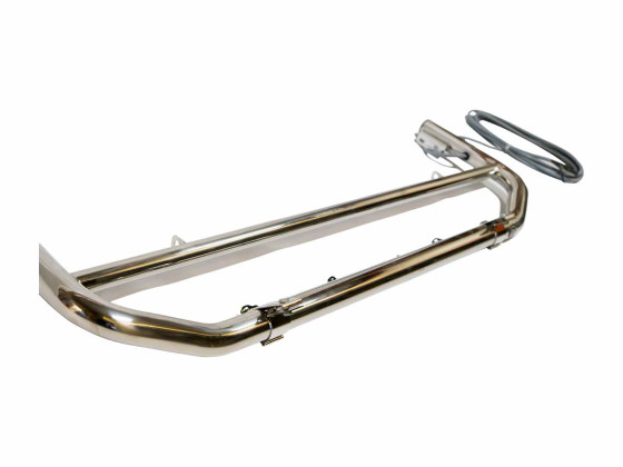 Volvo FH4 -  Takbøyle GLobe/Globe XL - Rustfri Polert. Ø60 mm. 868610 - 5 Lykteholdere m/kabel.