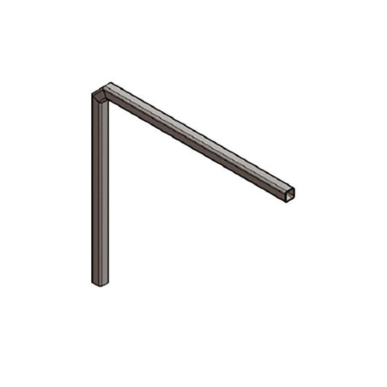 Brakett f/sidehinder varmgalvanisert