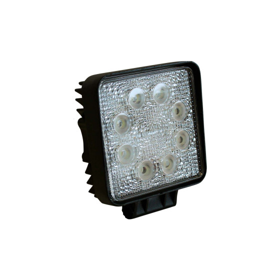 Arbeidslys 10-30V 9 LED, 24w, 2200 lumen - 1030V8LE - 4000 mm. kabel. IP67