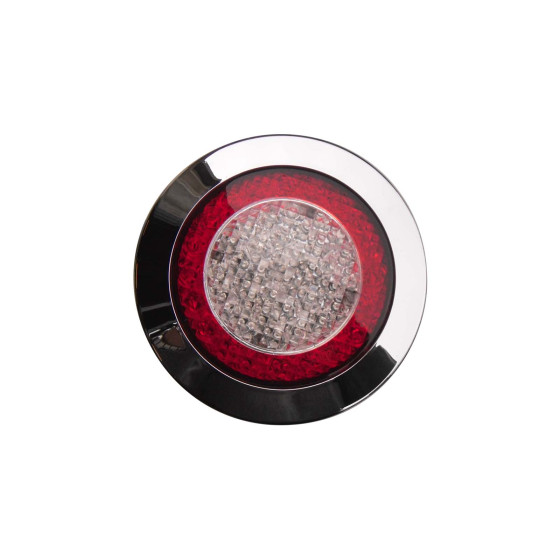 Baklampe Jokon LED 24V, m/krom kant, Ip 67 - 2500 mm kabel    10.0056.100