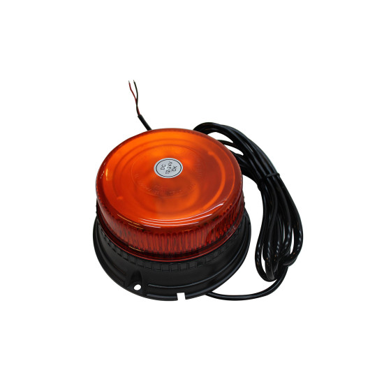 Flashblink Truck LED 12-24V planmontering - 12 LED. ø140x70 mm. E-godkjent. - 3000 mm. kabel.