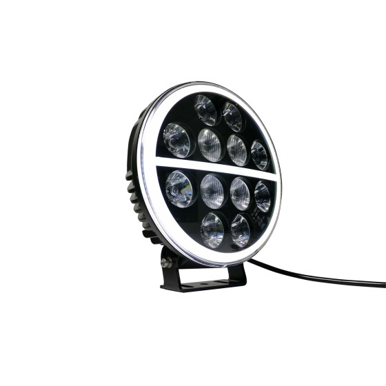 NORDLYS+ Fjernlys 9" LED 9-30V m/orange posisjonslys
