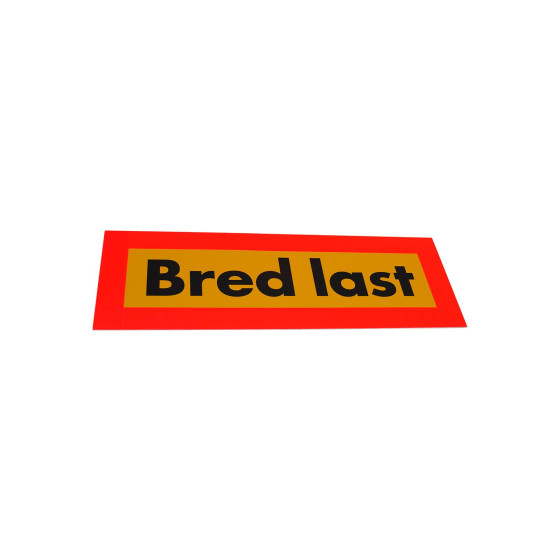 Bred last skilt, 585x200mm - 8595