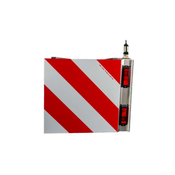 Breddemarkerings skilt m/lys EU, høyre bak